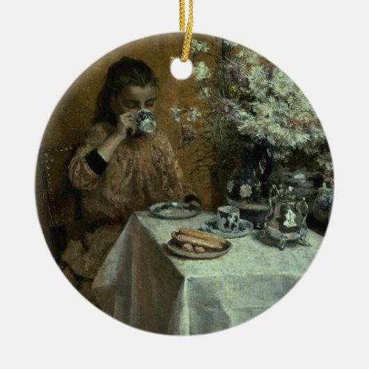 Aftermiddag Tea Keramisch Ornament (Voorkant)