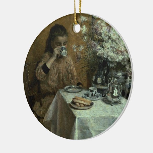 Aftermiddag Tea Keramisch Ornament (Links)