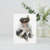 Aftermiddag Tea Lady Briefkaart (Staand voorkant)