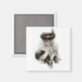 Aftermiddag Tea Lady Magneet (Voorkant / Achterkant)