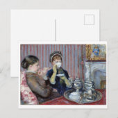 Aftermiddag Tea, Mary Cassatt Briefkaart (Voorkant / Achterkant)