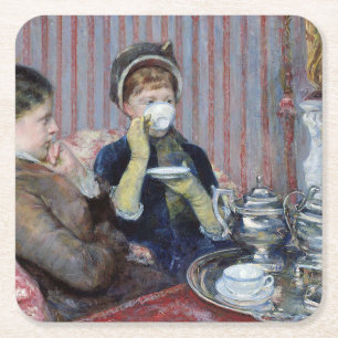 Aftermiddag Tea, Mary Cassatt Kartonnen Onderzetters