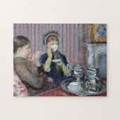 Aftermiddag Tea, Mary Cassatt Legpuzzel (Horizontaal)