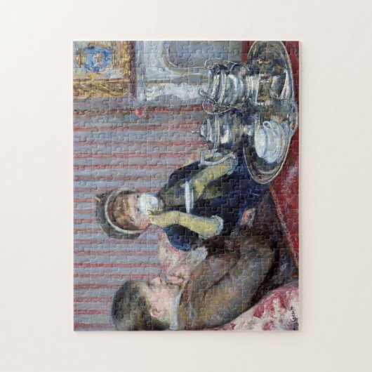 Aftermiddag Tea, Mary Cassatt Legpuzzel (Verticaal)