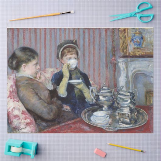 Aftermiddag Tea, Mary Cassatt Tissuepapier (Craft)