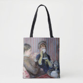 Aftermiddag Tea, Mary Cassatt Tote Bag (Voorkant)