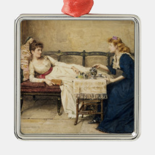 Aftermiddag Tea Metalen Ornament