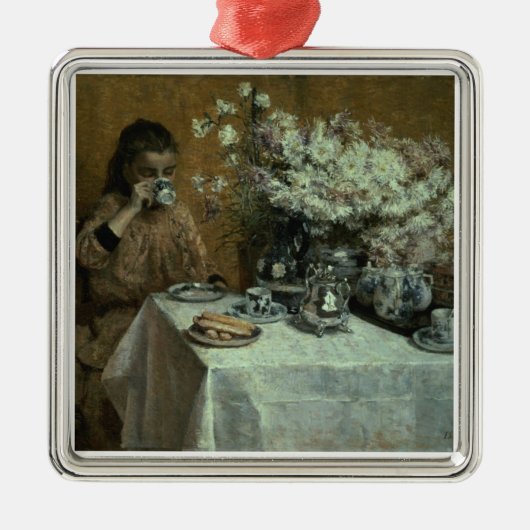 Aftermiddag Tea Metalen Ornament (Voorkant)