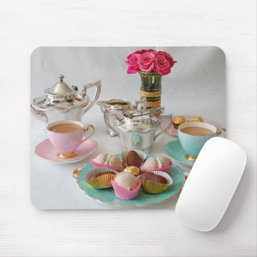 'Aftermiddag Tea' Mousepad Muismat (Met muis)