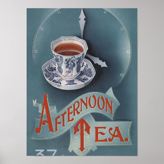 Aftermiddag Tea Poster (Voorkant)