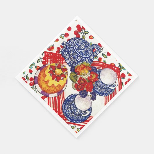 Aftermiddag Tea Servet (Hoek)