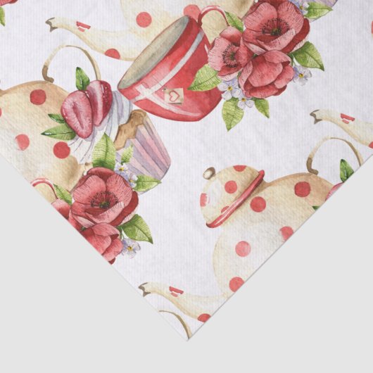 Aftermiddag Tea Tissuepapier (Detail)