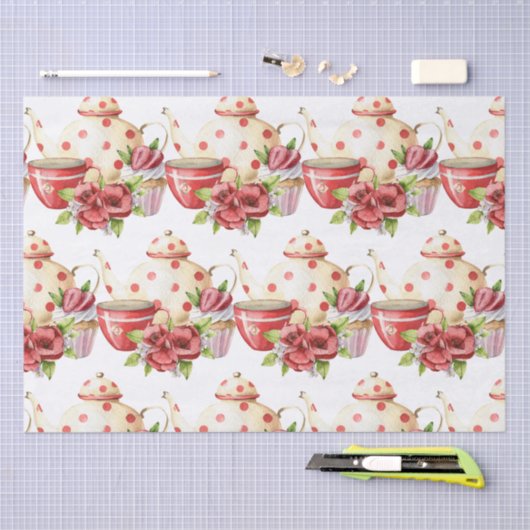 Aftermiddag Tea Tissuepapier (Craft)