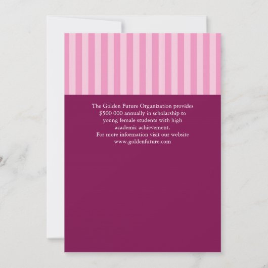 Aftermiddag Tea-uitnodiging Kaart (Achterkant)