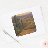 Aftermiddag Walk I Vierkante Sticker (Envelop)