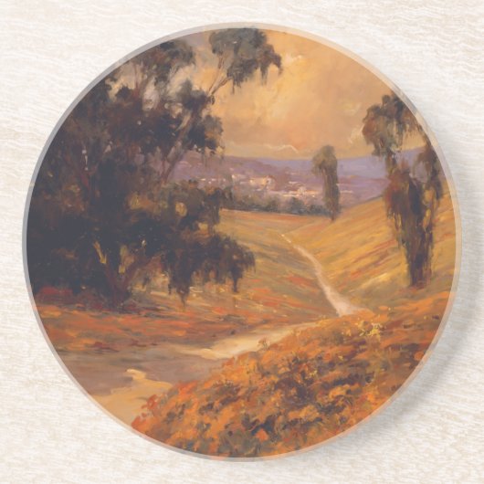 Aftermiddag Walk II Zandsteen Onderzetter (Voorkant)