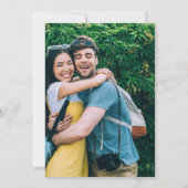 Aftermiddags Shades - Fotobruiloften Kaart (Achterkant)