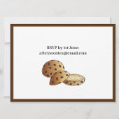 Aftermiddags Tea Party Shower British Teacakes Cak Kaart (Achterkant)