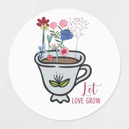 Aftermiddags Tea Teapot citeert Stickers (Design 2)