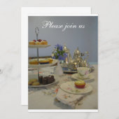 Aftermiddags-theedames Kaart (Voorkant / Achterkant)