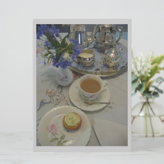 Aftermiddags-theedames Kaart (Staand voorkant)