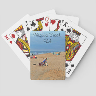 Aftermiddagstrand Beach Fun Pokerkaarten