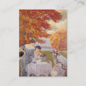 Aftermiddagthee in het Park Visitekaartje (Voorkant)