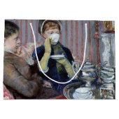 Aftermiddagthee, Mary Cassatt Large Gift Bag Groot Cadeauzakje (Achterkant)