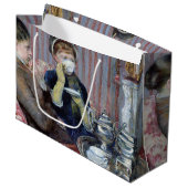 Aftermiddagthee, Mary Cassatt Large Gift Bag Groot Cadeauzakje (Voorkant Gekanteld)