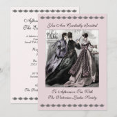 Aftermiddagthee - Uitnodiging (Aanpassen) (Voorkant / Achterkant)