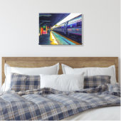 Aftermiddagtrein Canvas Afdruk (Insitu (Slaapkamer))