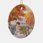 Aftermothee in het park keramisch ornament (Rechts)