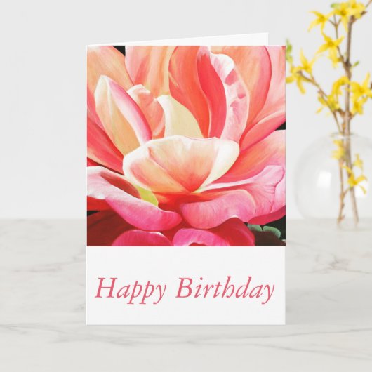 Afternoon Delight - Verjaardag Kaart (Gele Bloem)