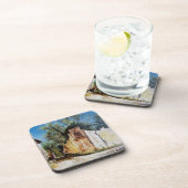 AFTERNOON IN RIMAGGIO/Uitzicht Toscane Bier Onderzetter (Rechterzijde)