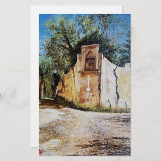 AFTERNOON IN RIMAGGIO/Uitzicht Toscane Briefpapier (Voorkant / Achterkant)