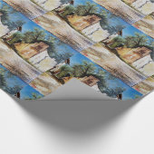 AFTERNOON IN RIMAGGIO/Uitzicht Toscane Cadeaupapier (Hoek)