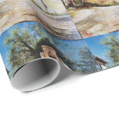 AFTERNOON IN RIMAGGIO/Uitzicht Toscane Cadeaupapier (Rol Hoek)