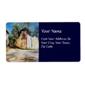 AFTERNOON IN RIMAGGIO/Uitzicht Toscane Etiket (Voorkant)