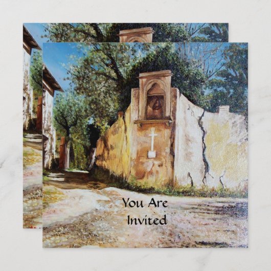 AFTERNOON IN RIMAGGIO/Uitzicht Toscane Kaart (Voorkant / Achterkant)