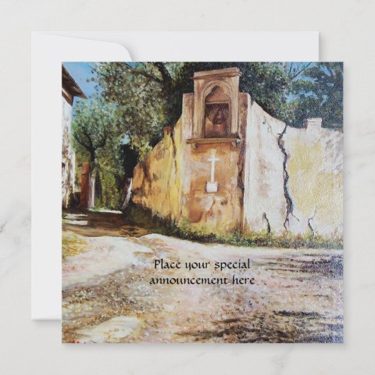 AFTERNOON IN RIMAGGIO/Uitzicht Toscane Kaart (Achterkant)