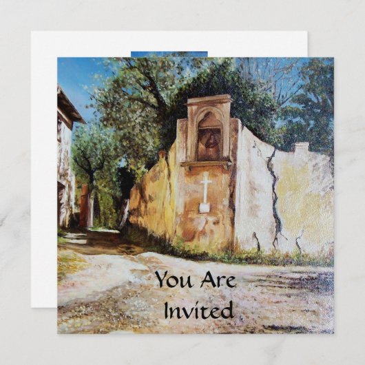 AFTERNOON IN RIMAGGIO/Uitzicht Toscane Kaart (Voorkant / Achterkant)