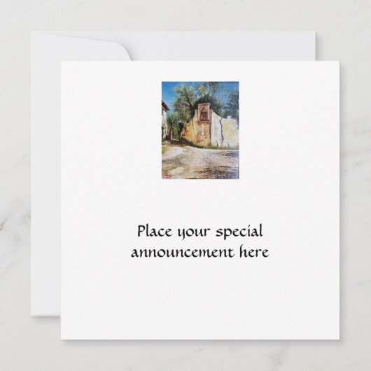 AFTERNOON IN RIMAGGIO/Uitzicht Toscane Kaart (Achterkant)