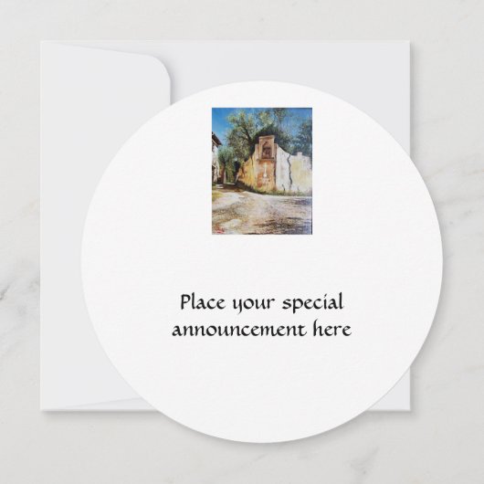 AFTERNOON IN RIMAGGIO/Uitzicht Toscane Kaart (Achterkant)