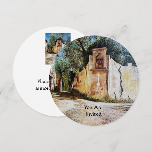 AFTERNOON IN RIMAGGIO/Uitzicht Toscane Kaart (Voorkant / Achterkant)