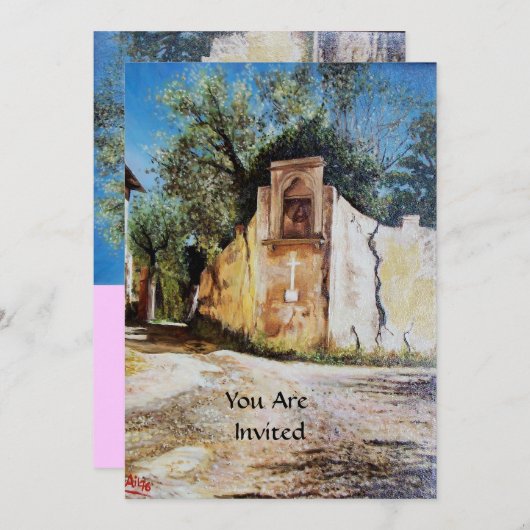 AFTERNOON IN RIMAGGIO/Uitzicht Toscane Kaart (Voorkant / Achterkant)