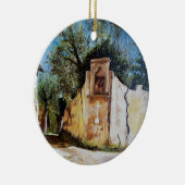 AFTERNOON IN RIMAGGIO/Uitzicht Toscane Keramisch Ornament (Rechts)