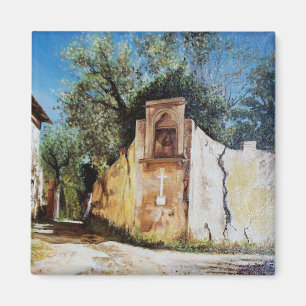 AFTERNOON IN RIMAGGIO/Uitzicht Toscane Magneet