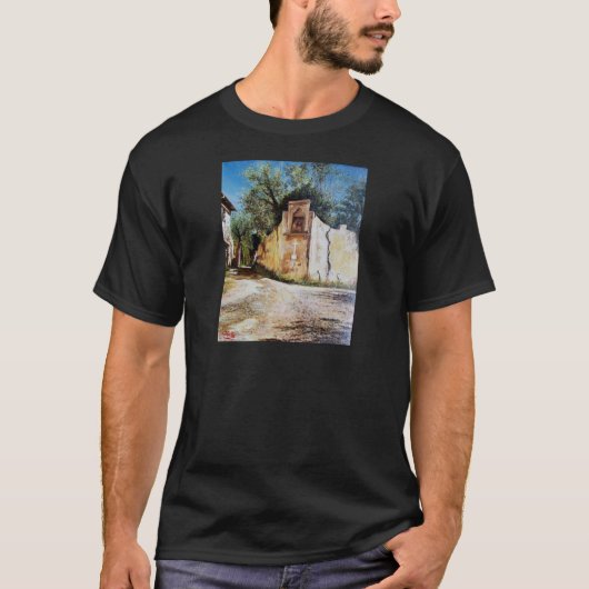 AFTERNOON IN RIMAGGIO/Uitzicht Toscane T-shirt (Voorkant)
