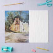 AFTERNOON IN RIMAGGIO/Uitzicht Toscane Tissuepapier (Craft)