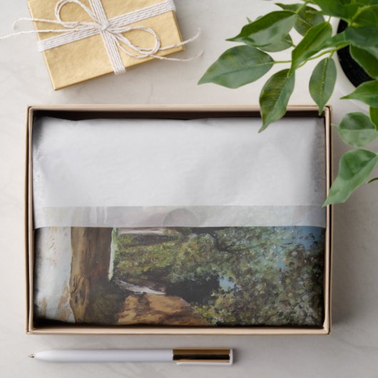 AFTERNOON IN RIMAGGIO/Uitzicht Toscane Tissuepapier (Geschenk)